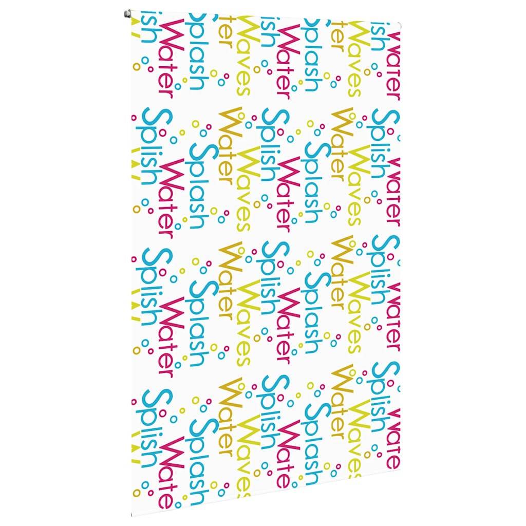vidaXL Duschrollo 150x240 cm Stoffbreite 146 cm