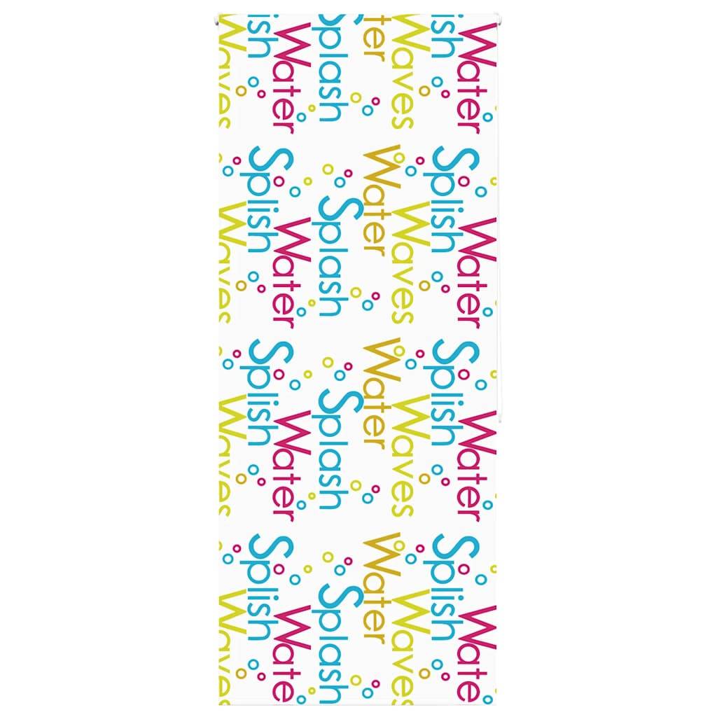 vidaXL Duschrollo 110x240 cm Stoffbreite 106 cm