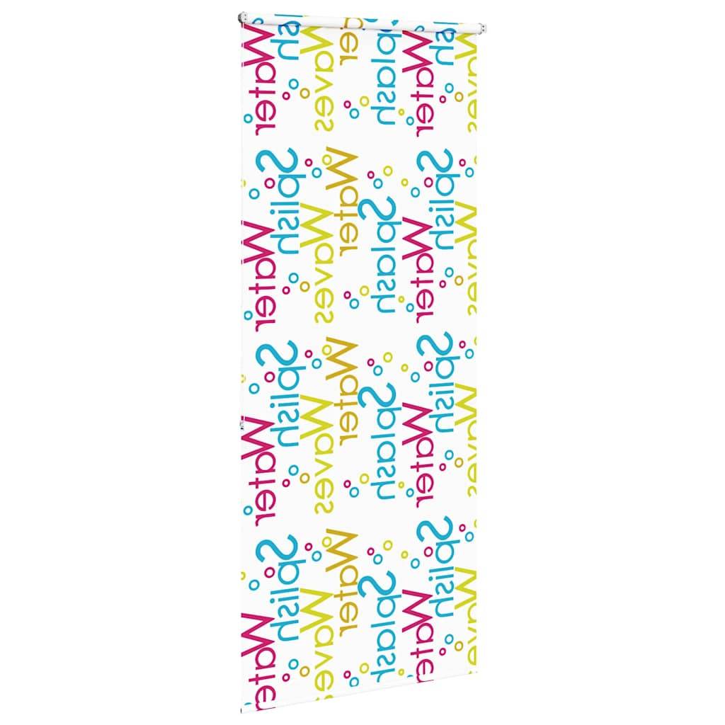vidaXL Duschrollo 100x240 cm Stoffbreite 96 cm
