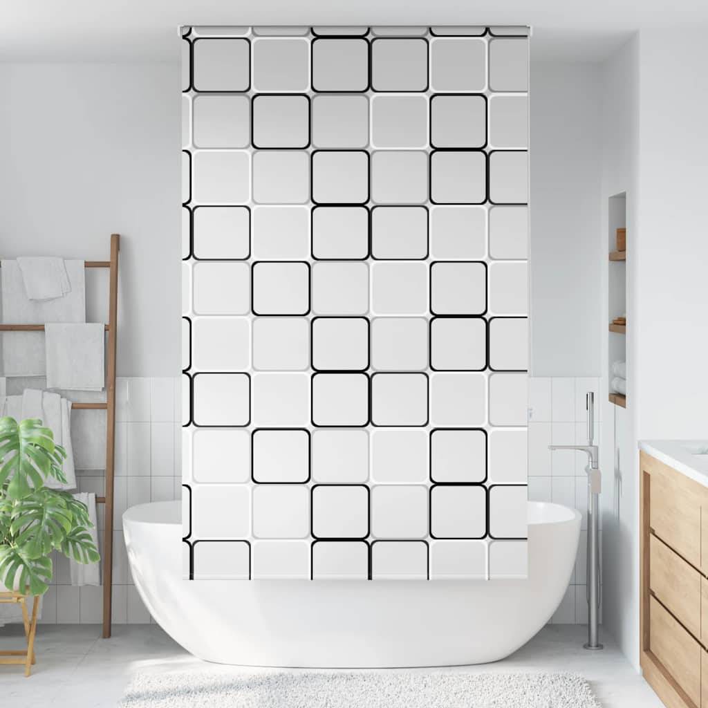 vidaXL Duschrollo 120x240 cm Stoffbreite 116 cm