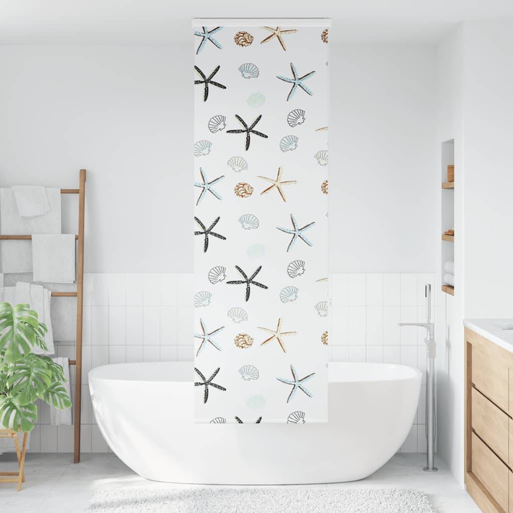 vidaXL Duschrollo mit Kassette 80x240 cm Stoffbreite 76 cm