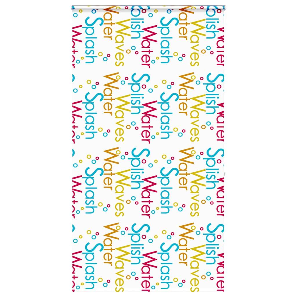 vidaXL Duschrollo mit Kassette 120x240 cm Stoffbreite 116 cm