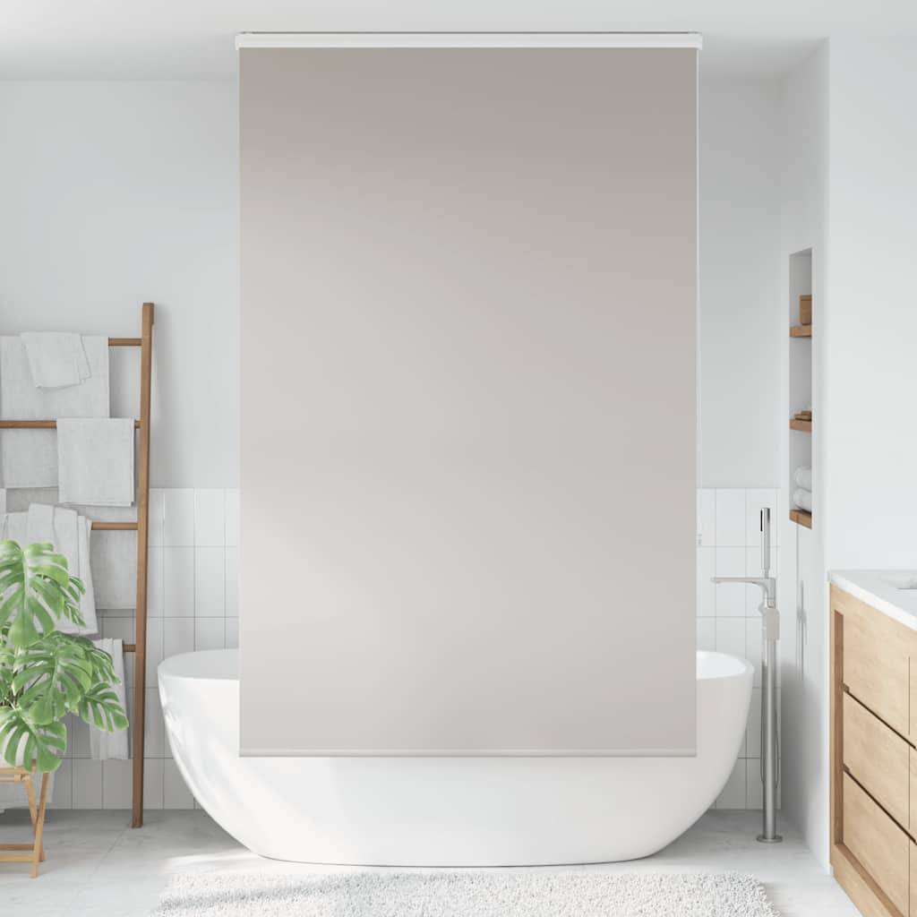 vidaXL Duschrollo mit Kassette 130x240 cm Stoffbreite 126 cm