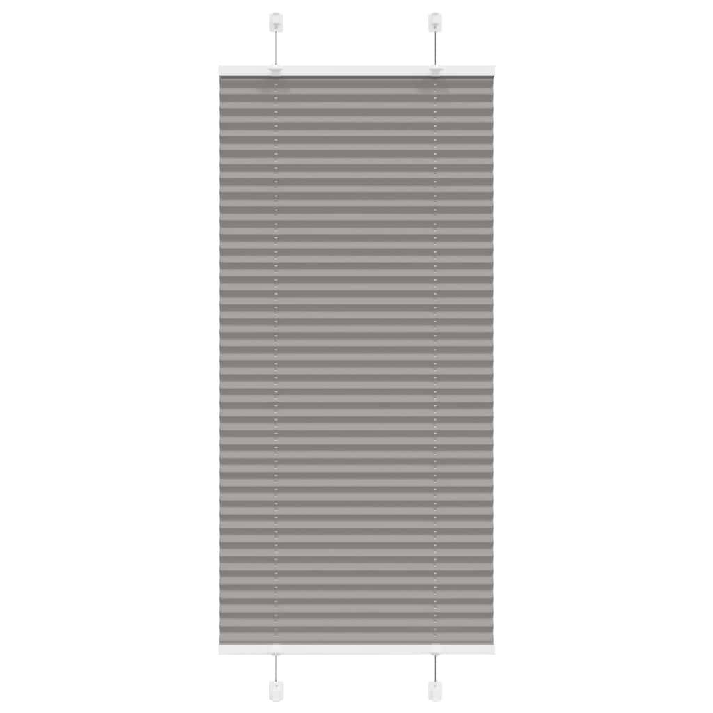 vidaXL Plissee Anthrazit 60x100 cm Stoffbreite 59,4 cm Polyester