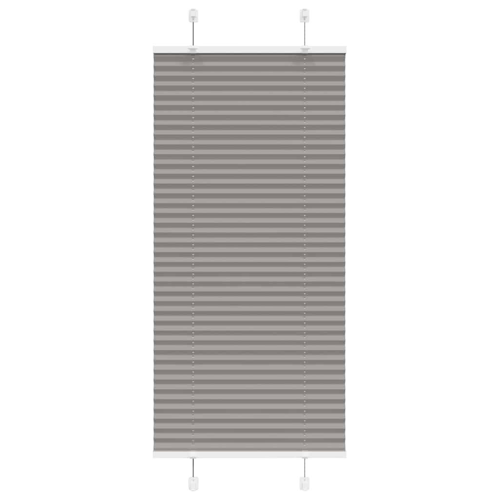vidaXL Plissee Anthrazit 55x150 cm Stoffbreite 54,4 cm Polyester