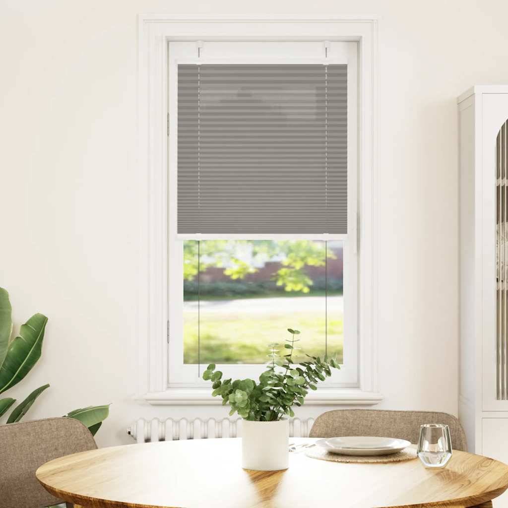 vidaXL Plissee Anthrazit 60x150 cm Stoffbreite 59,4 cm Polyester