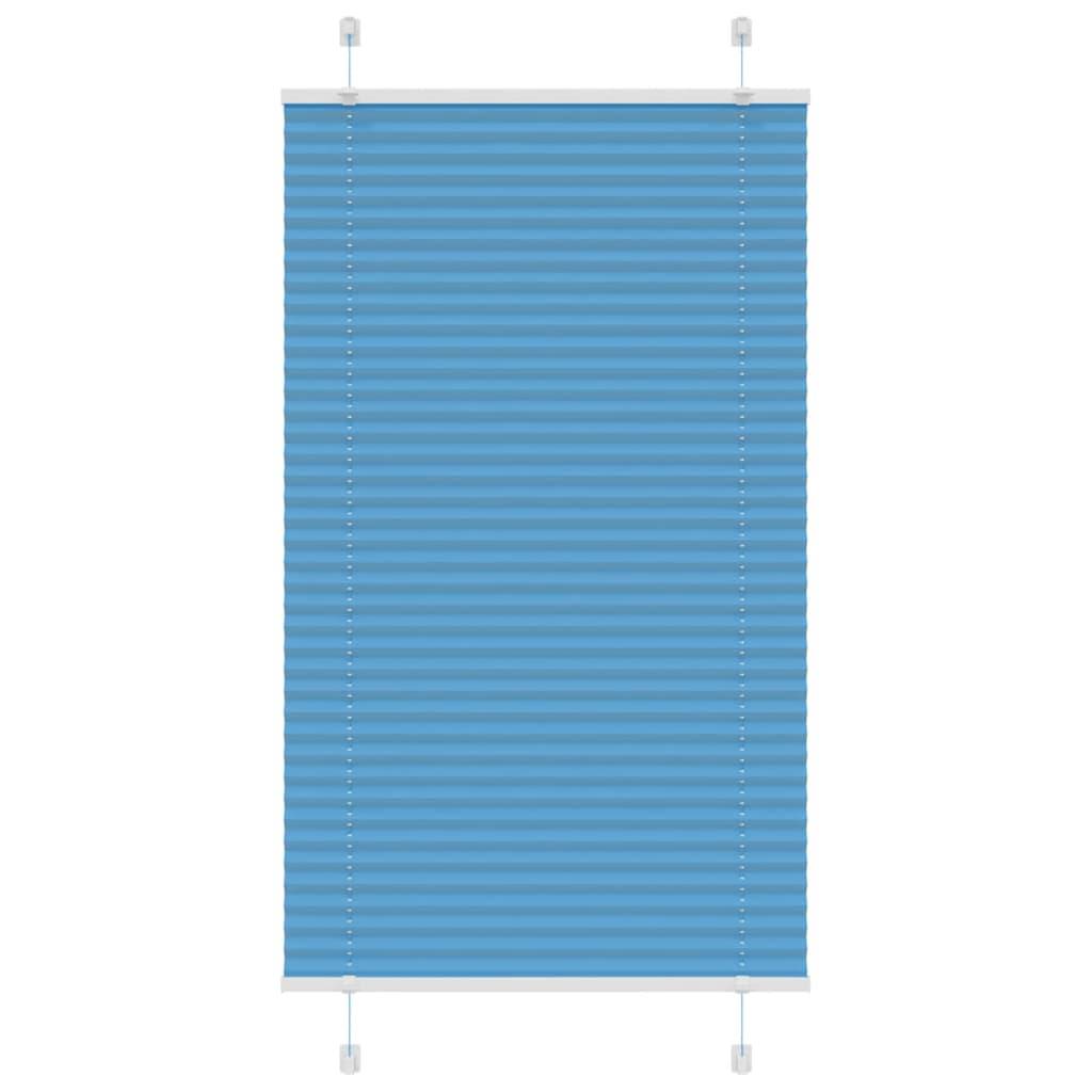 vidaXL Plissee Blau 70x150 cm Stoffbreite 69,4 cm Polyester