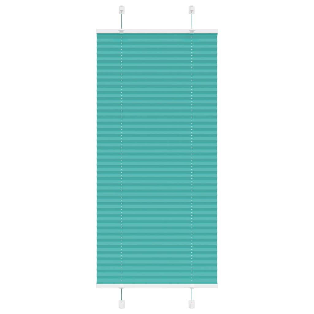 vidaXL Plissee Petrolgrün 55x150 cm Stoffbreite 54,4 cm Polyester