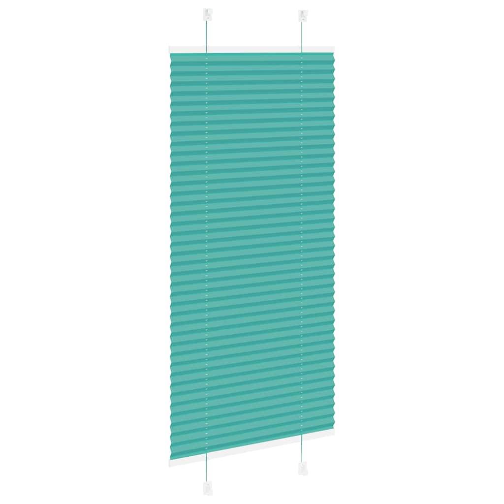 vidaXL Plissee Petrolgrün 55x150 cm Stoffbreite 54,4 cm Polyester