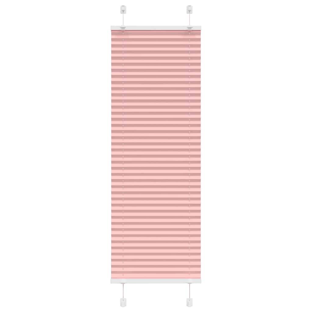 vidaXL Plissee Rosa 50x100 cm Stoffbreite 49,4 cm Polyester