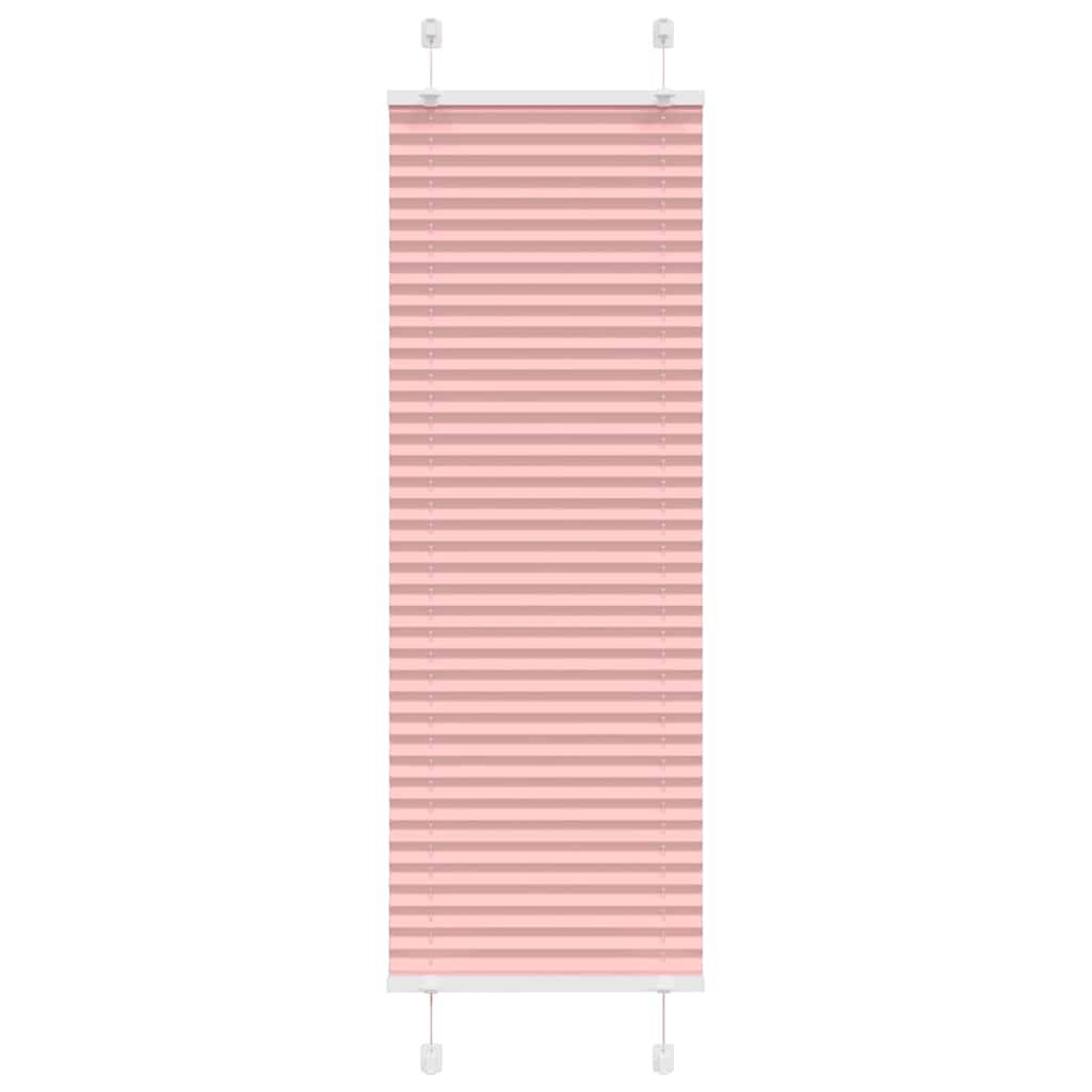 vidaXL Plissee Rosa 45x150 cm Stoffbreite 44,4 cm Polyester