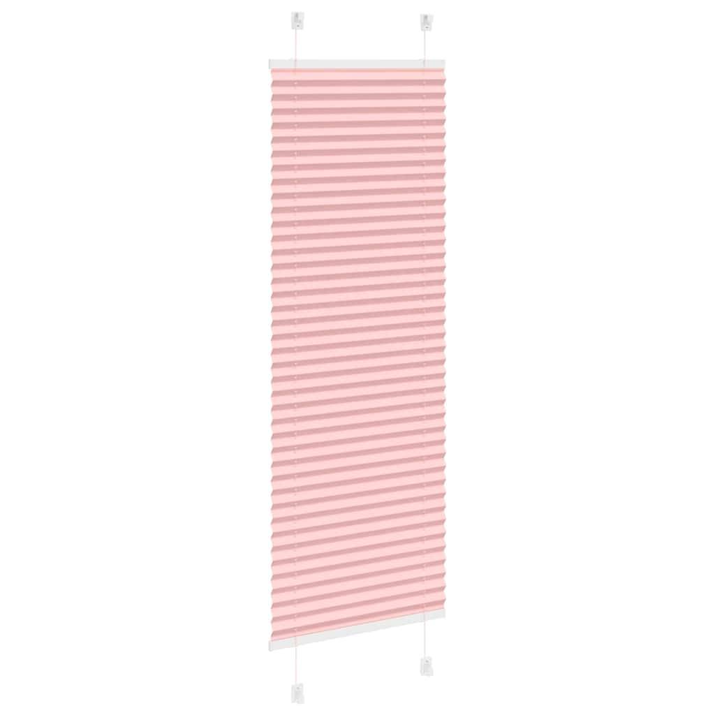 vidaXL Plissee Rosa 45x150 cm Stoffbreite 44,4 cm Polyester