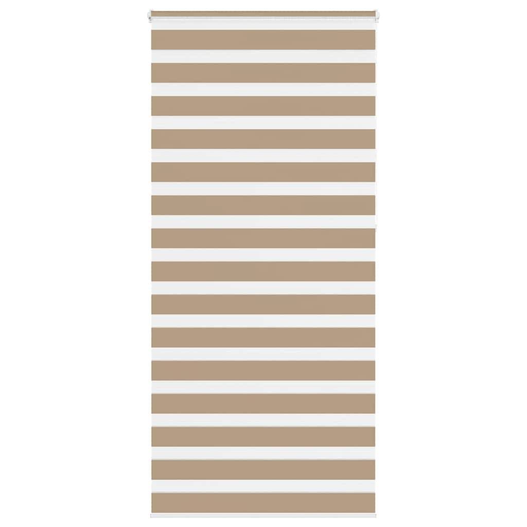 vidaXL Zebrarollo Sandbraun 110x230 cm Stoffbreite 105,9 cm Polyester