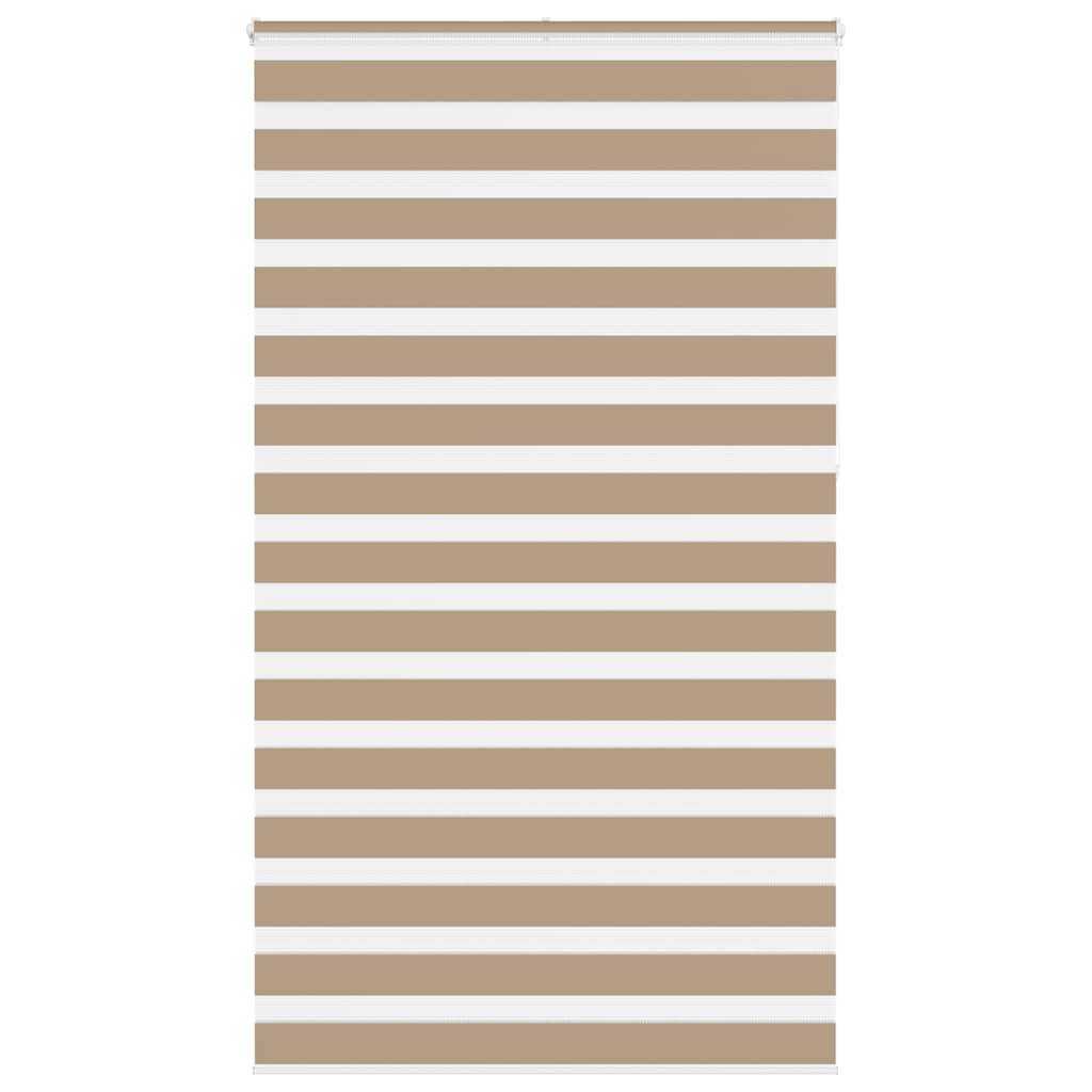 vidaXL Zebrarollo Sandbraun 120x230 cm Stoffbreite 115,9 cm Polyester