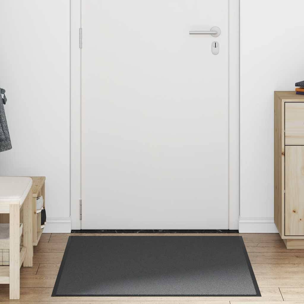 vidaXL Fußmatte Anthrazit 90x120 cm