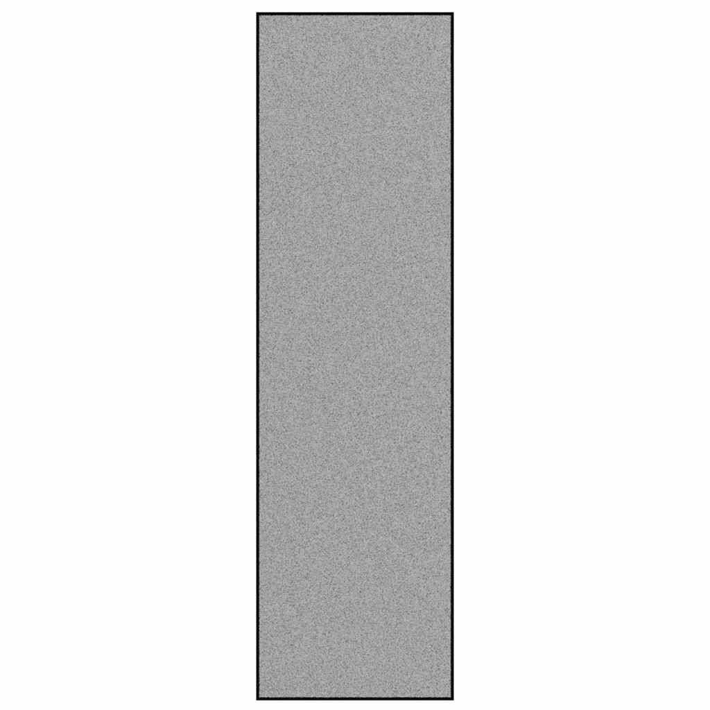 vidaXL Fußmatte Grau 115x400 cm