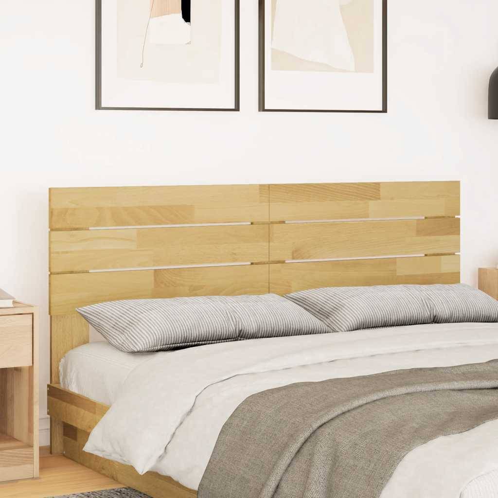 vidaXL Kopfteil 150 cm Massivholz Eiche