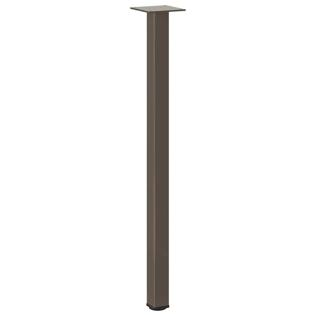 vidaXL Konsolentischbeine 4 Stk. Naturstahl 72-74 cm Stahl