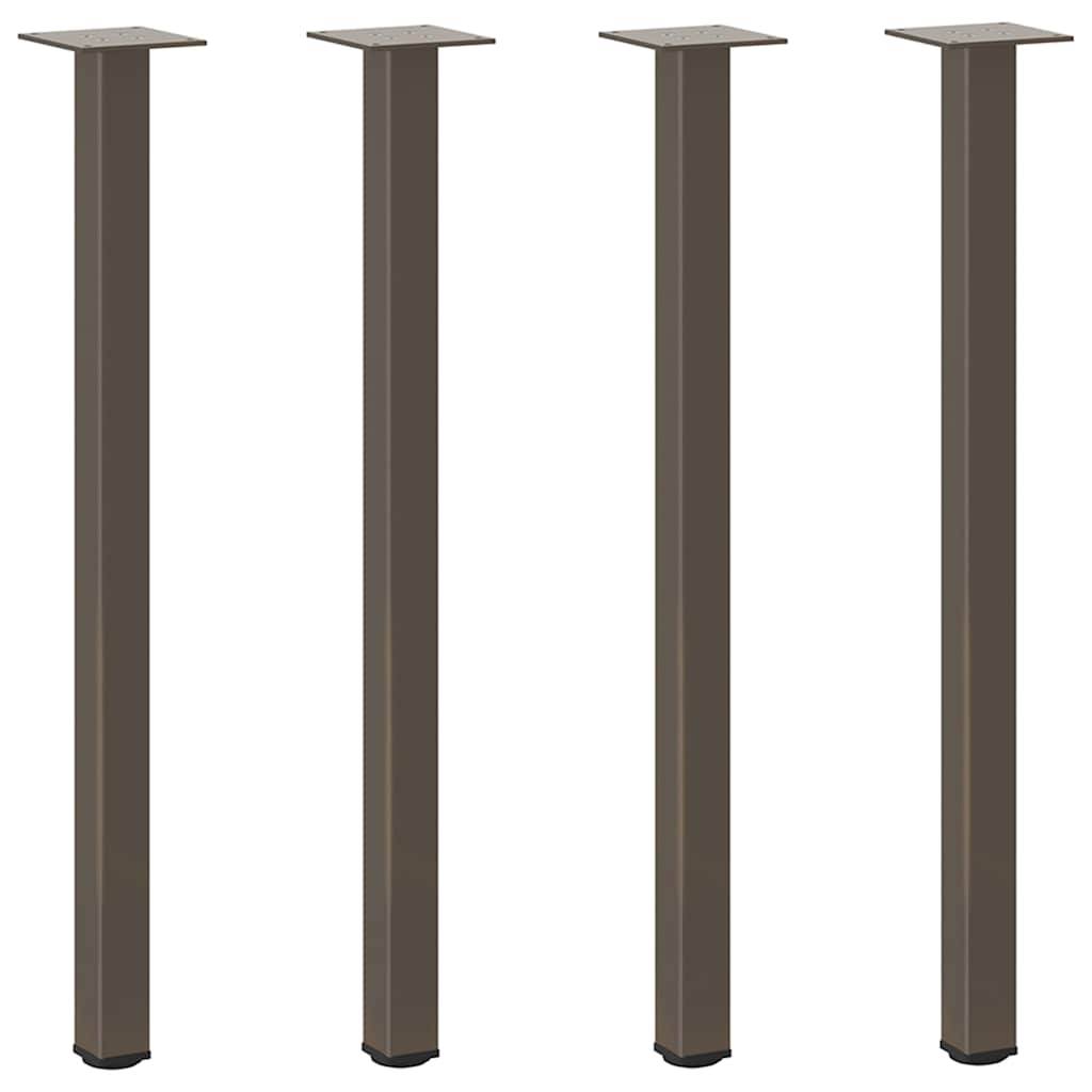 vidaXL Konsolentischbeine 4 Stk. Naturstahl 72-74 cm Stahl