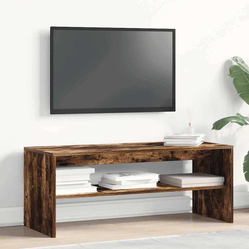 vidaXL TV-Schrank Räuchereiche 100x40x40 cm Holzwerkstoff