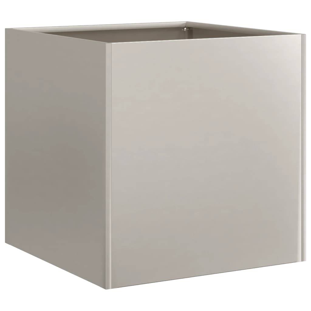 vidaXL Pflanzkübel Rostig 40x40x40 cm Wetterfester Stahl