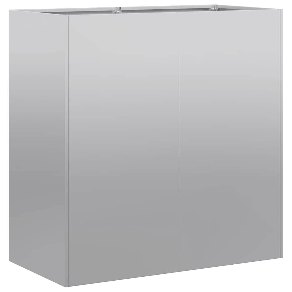 vidaXL Pflanzkübel 80x40x80 cm Verzinkter Stahl