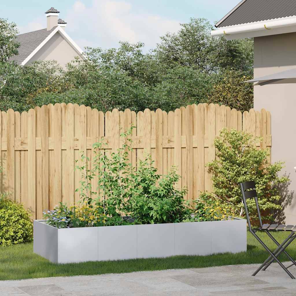 vidaXL Pflanzkübel 200x80x40 cm Verzinkter Stahl