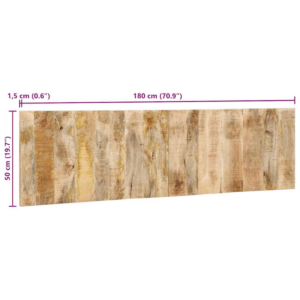 vidaXL Kopfteil 180 cm Massives Rohholz Mango