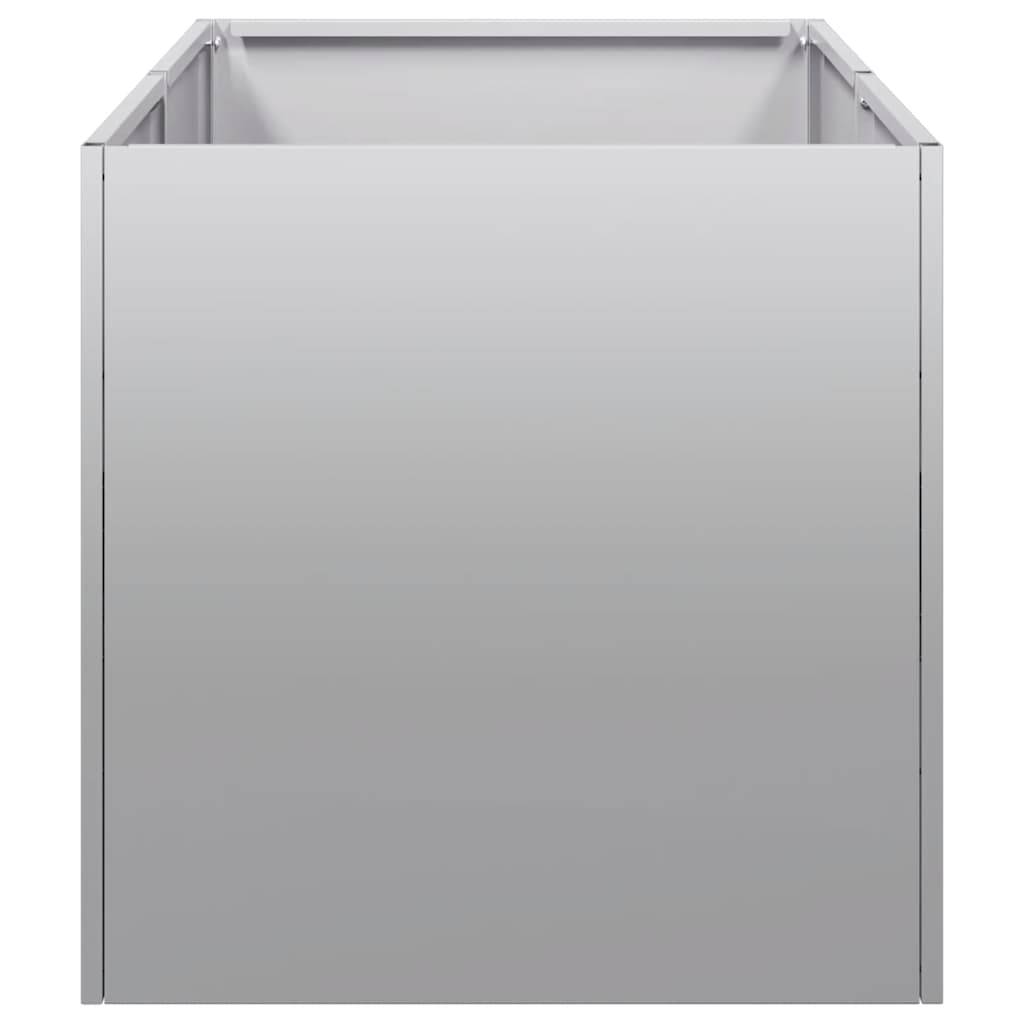 vidaXL Pflanzgefäß 40x80x40 cm Stahl verzinkt