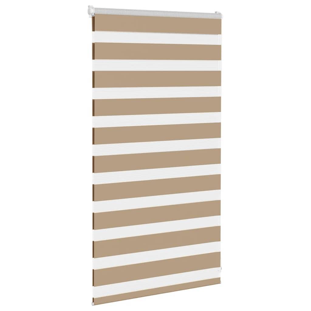 vidaXL Zebrarollo Sandbraun 70x100 cm Stoffbreite 65,9 cm Polyester