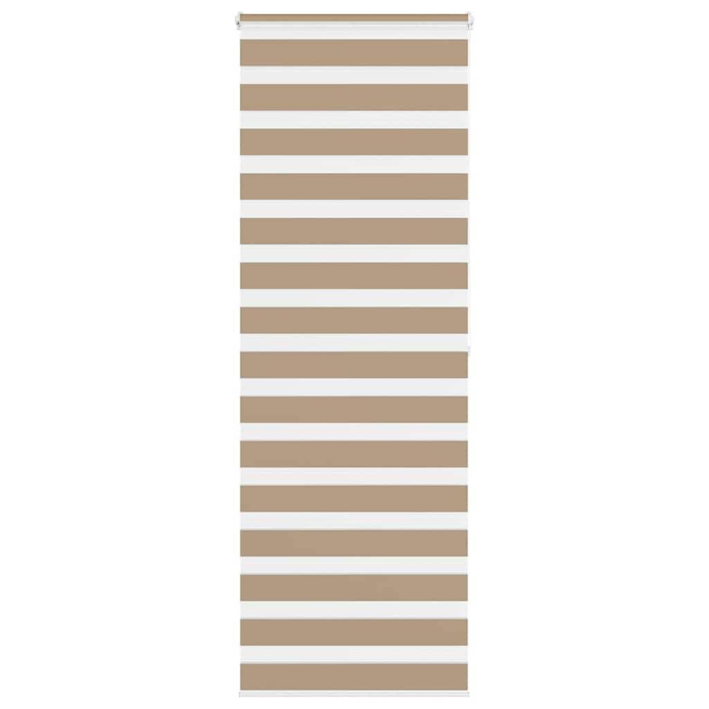 vidaXL Zebrarollo Sandbraun 80x200 cm Stoffbreite 75,9 cm Polyester