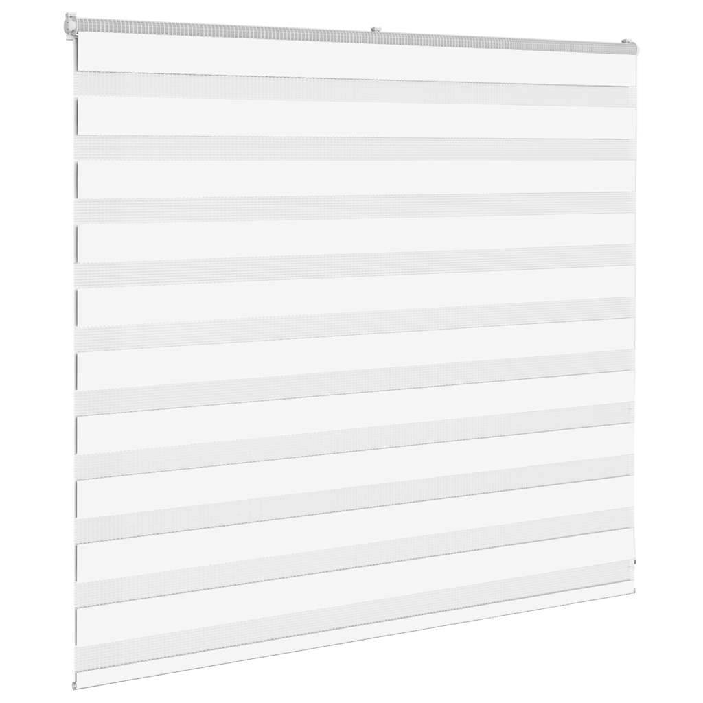 vidaXL Zebrarollo Weiß 160x100 cm Stoffbreite 155,9 cm Polyester