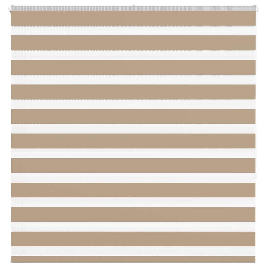 vidaXL Zebrarollo Sandbraun 140x150 cm Stoffbreite 135,9 cm Polyester