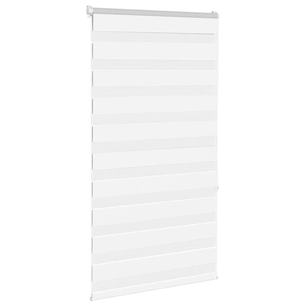 vidaXL Zebrarollo Weiß 70x150 cm Stoffbreite 65,9 cm Polyester