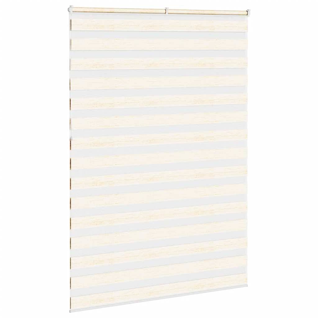 vidaXL Zebrarollo Marmorbeige 160x230cm Stoffbreite 155,9 cm Polyester