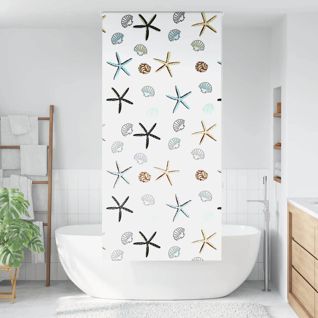 vidaXL Duschrollo 110x240 cm Stoffbreite 106 cm
