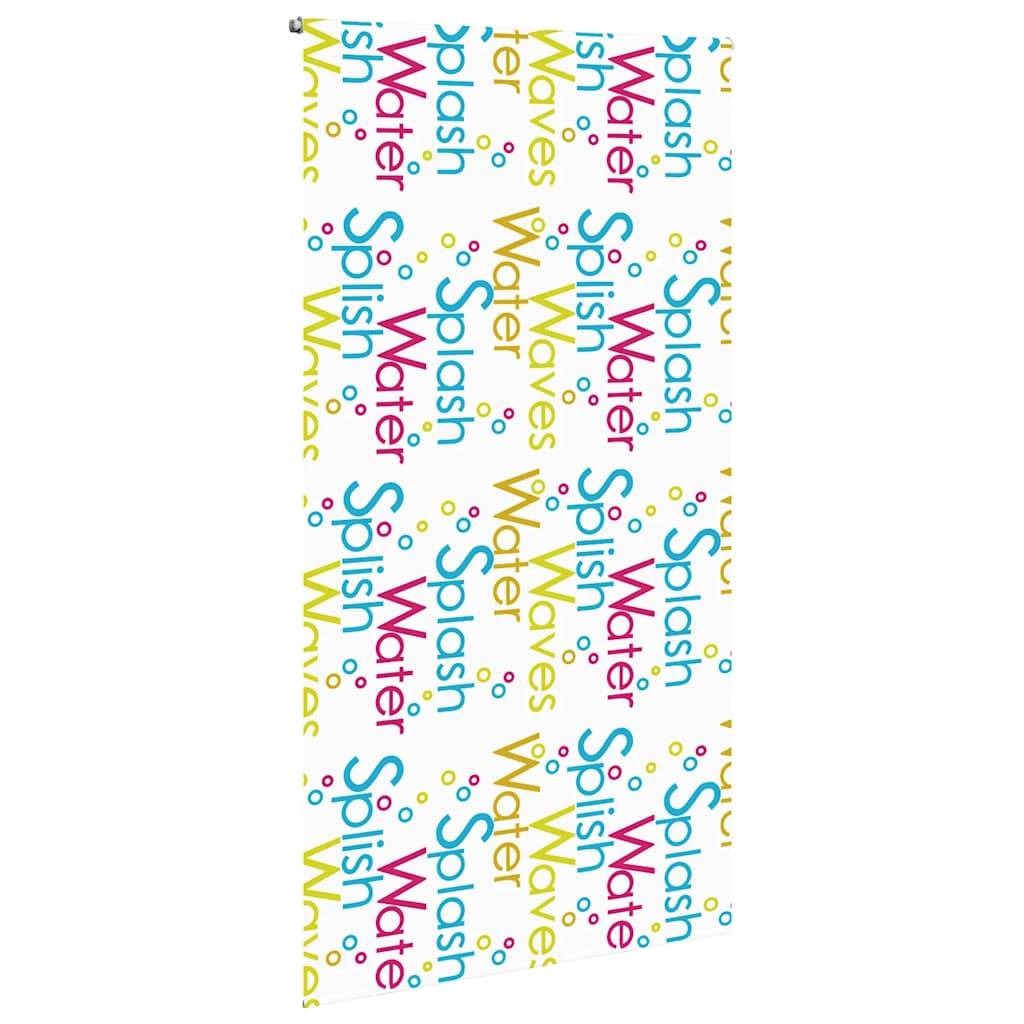 vidaXL Duschrollo 120x240 cm Stoffbreite 116 cm