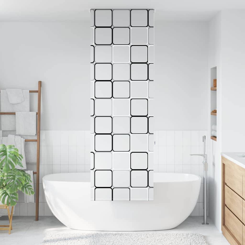 vidaXL Duschrollo 60x240 cm Stoffbreite 56 cm