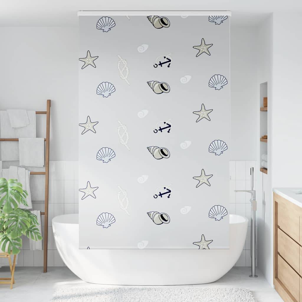 vidaXL Duschrollo mit Kassette 140x240 cm Stoffbreite 136 cm