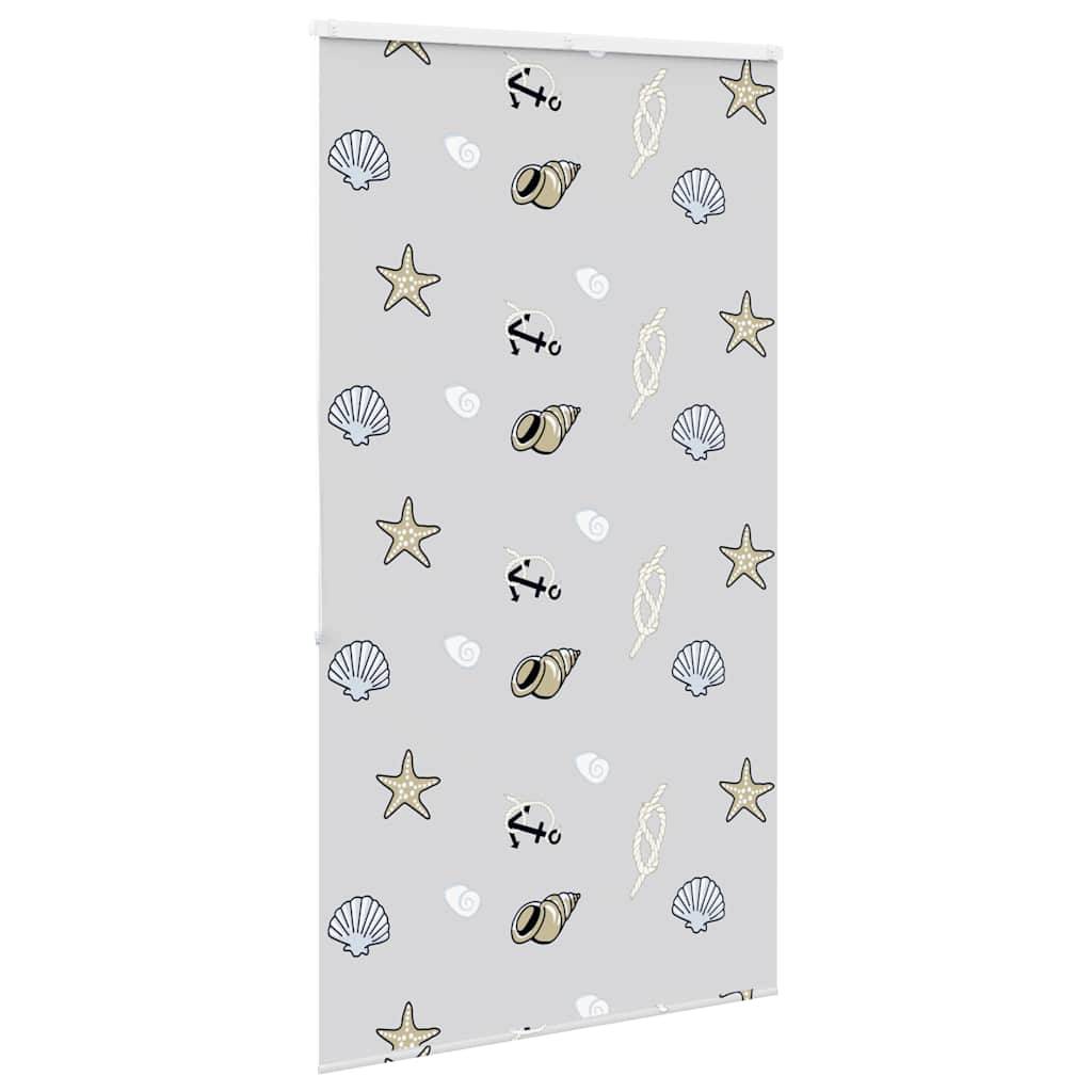 vidaXL Duschrollo mit Kassette 120x240 cm Stoffbreite 116 cm