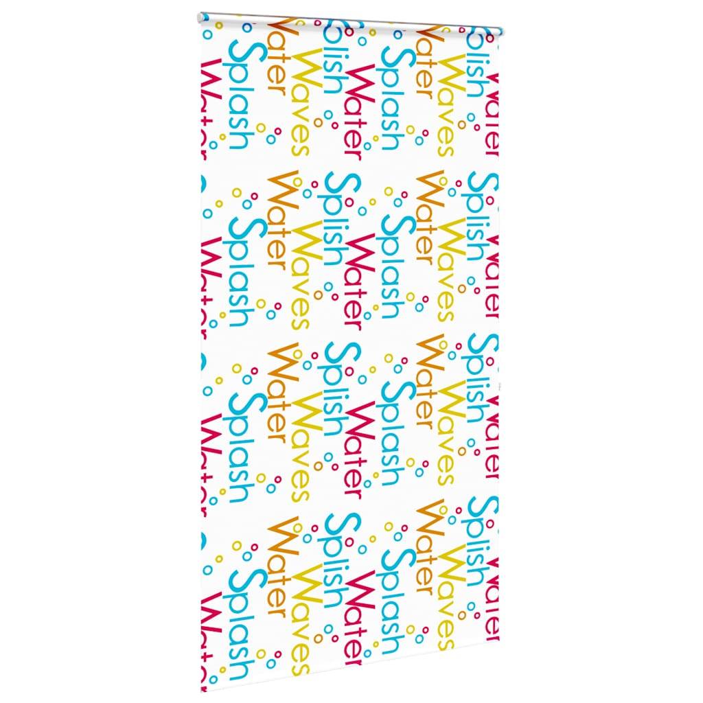 vidaXL Duschrollo mit Kassette 130x240 cm Stoffbreite 126 cm