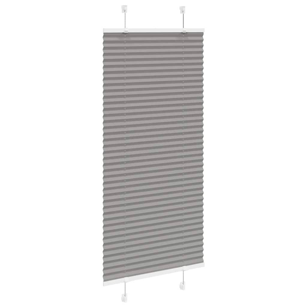 vidaXL Plissee Anthrazit 60x150 cm Stoffbreite 59,4 cm Polyester