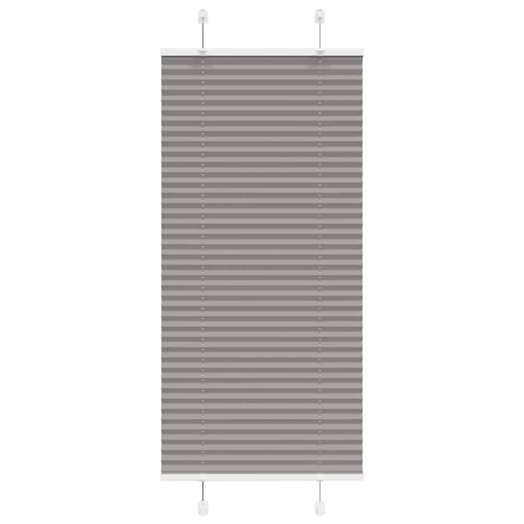 vidaXL Plissee Anthrazit 60x150 cm Stoffbreite 59,4 cm Polyester