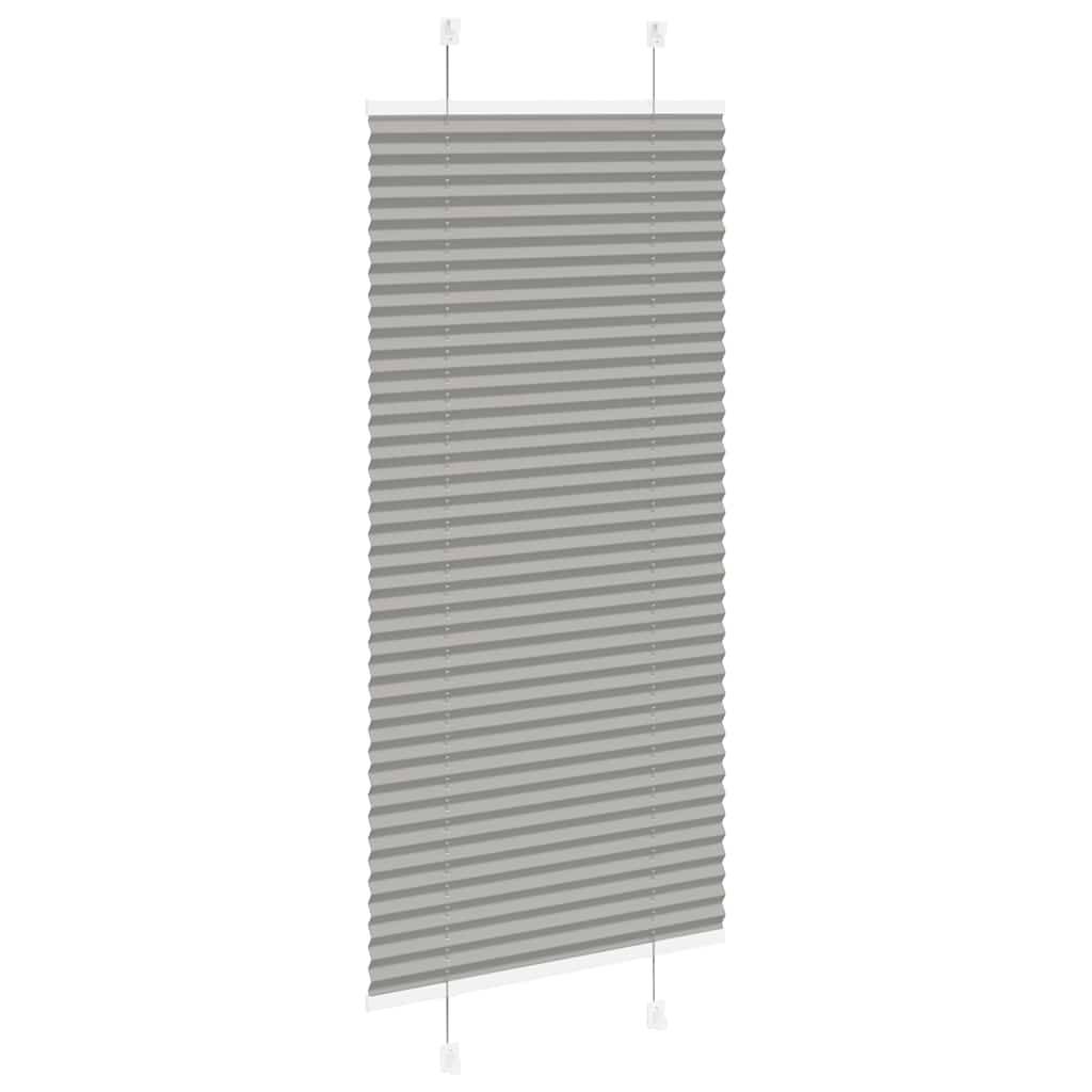 vidaXL Plissee Anthrazit 55x150 cm Stoffbreite 54,4 cm Polyester