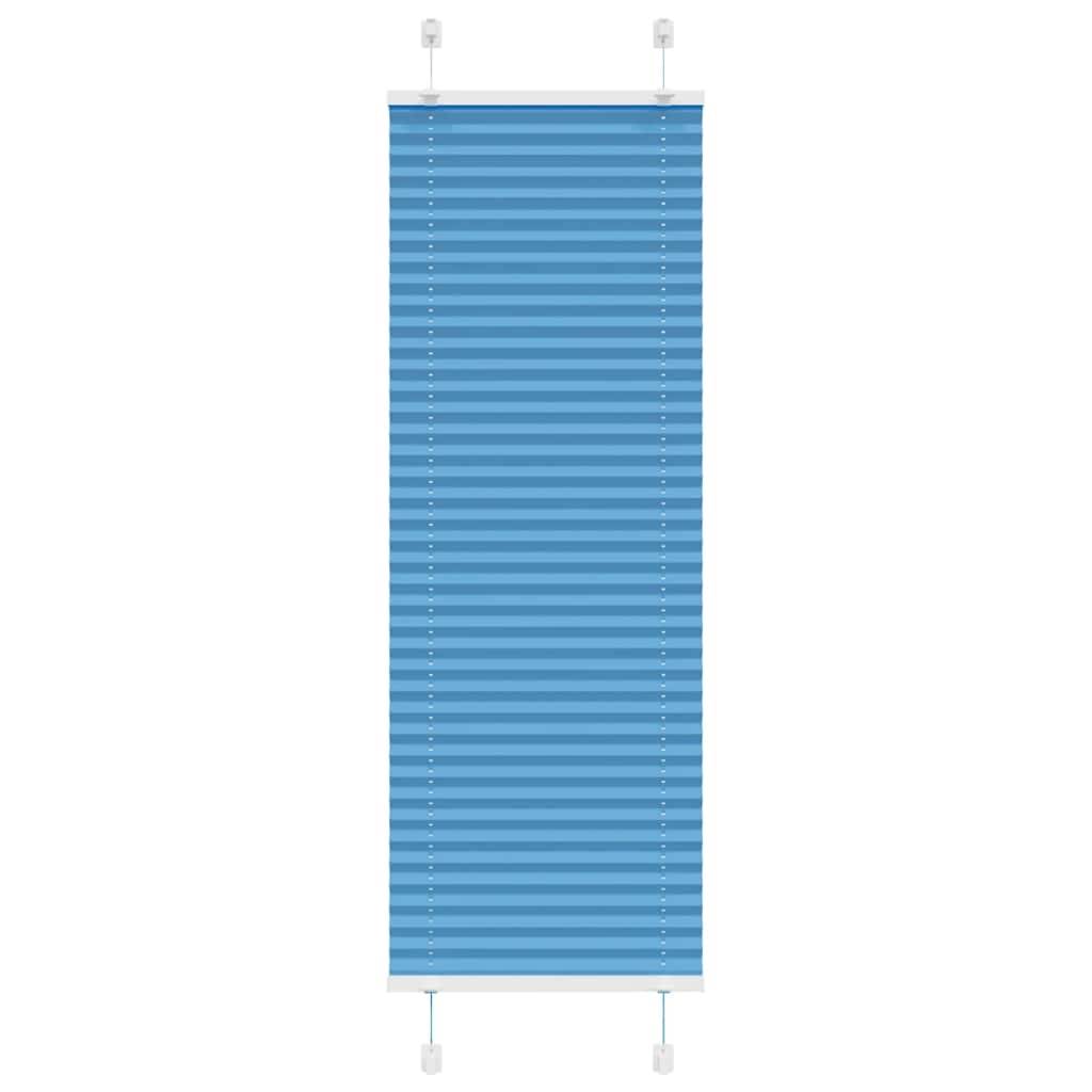 vidaXL Plissee Blau 45x100 cm Stoffbreite 44,4 cm Polyester