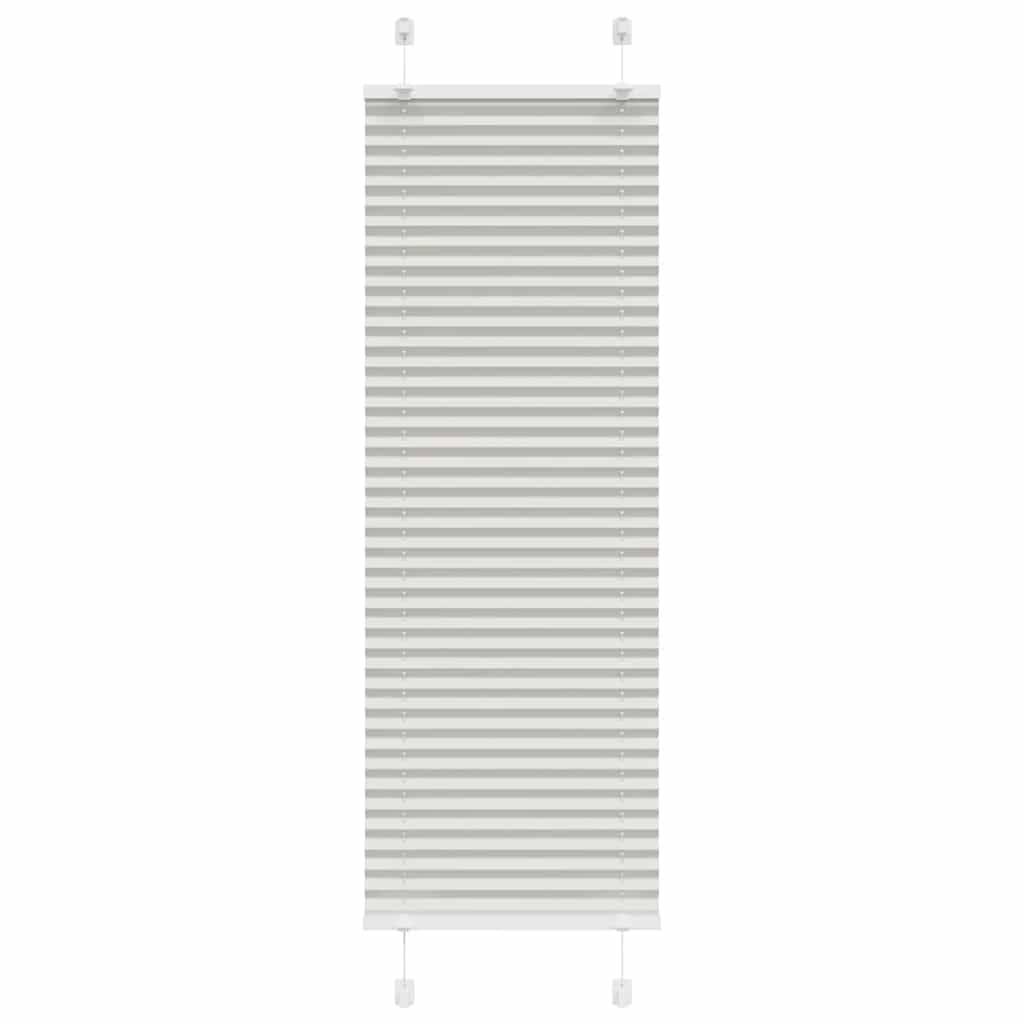 vidaXL Plissee Hellgrau 50x150 cm Stoffbreite 49,4 cm Polyester