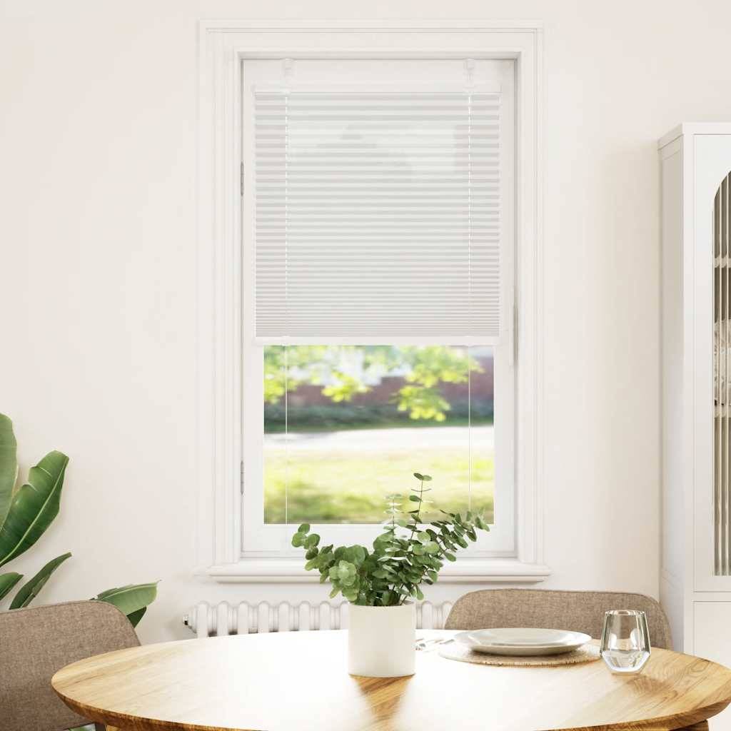 vidaXL Plissee Hellgrau 65x150 cm Stoffbreite 64,4 cm Polyester