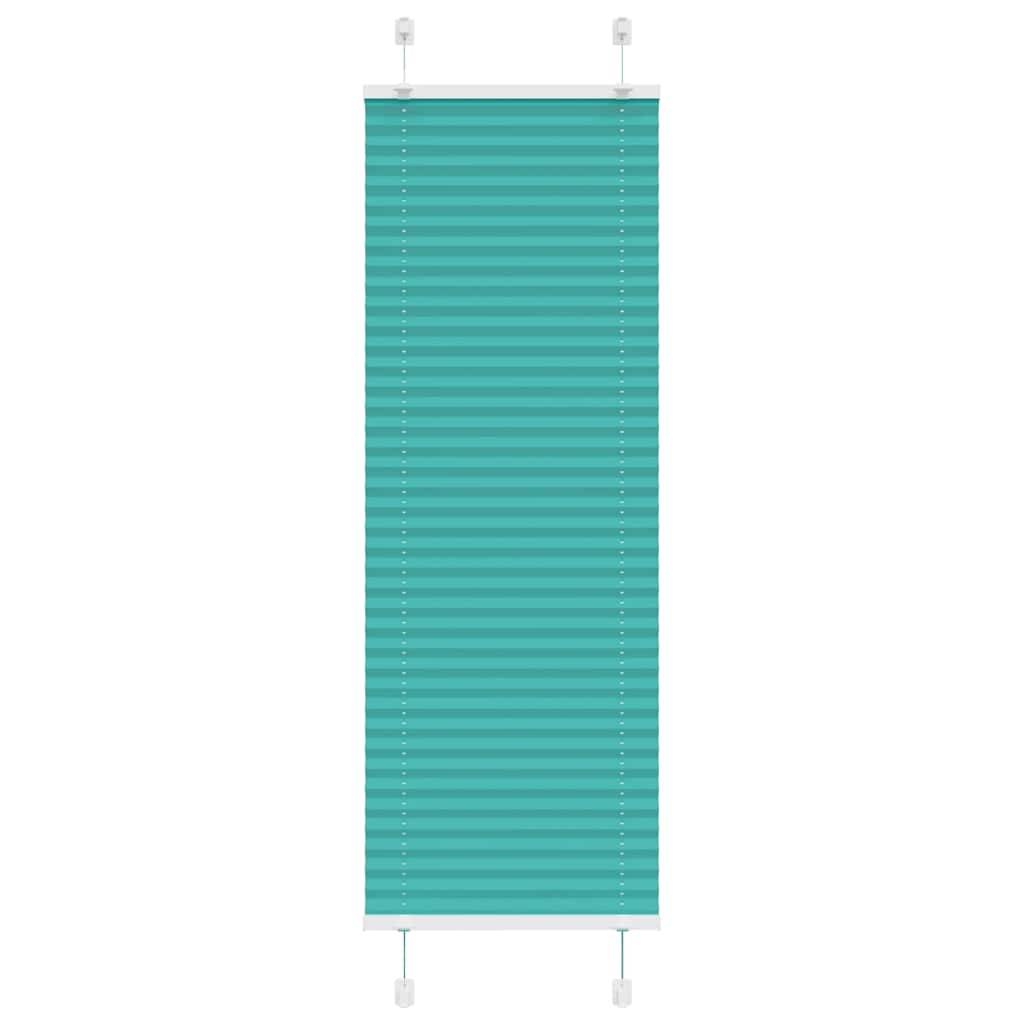 vidaXL Plissee Petrolgrün 50x100 cm Stoffbreite 49,4 cm Polyester