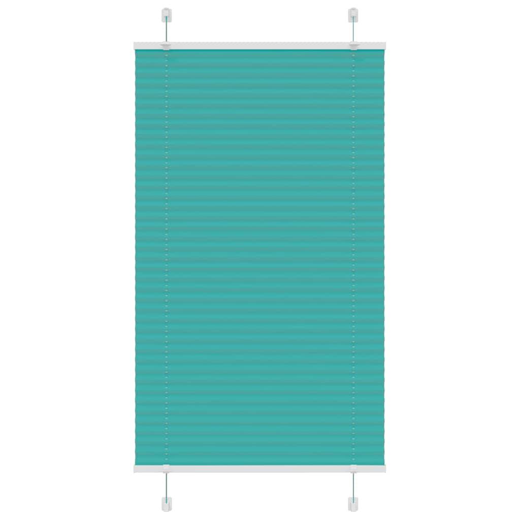 vidaXL Plissee Petrolgrün 75x150 cm Stoffbreite 74,4 cm Polyester