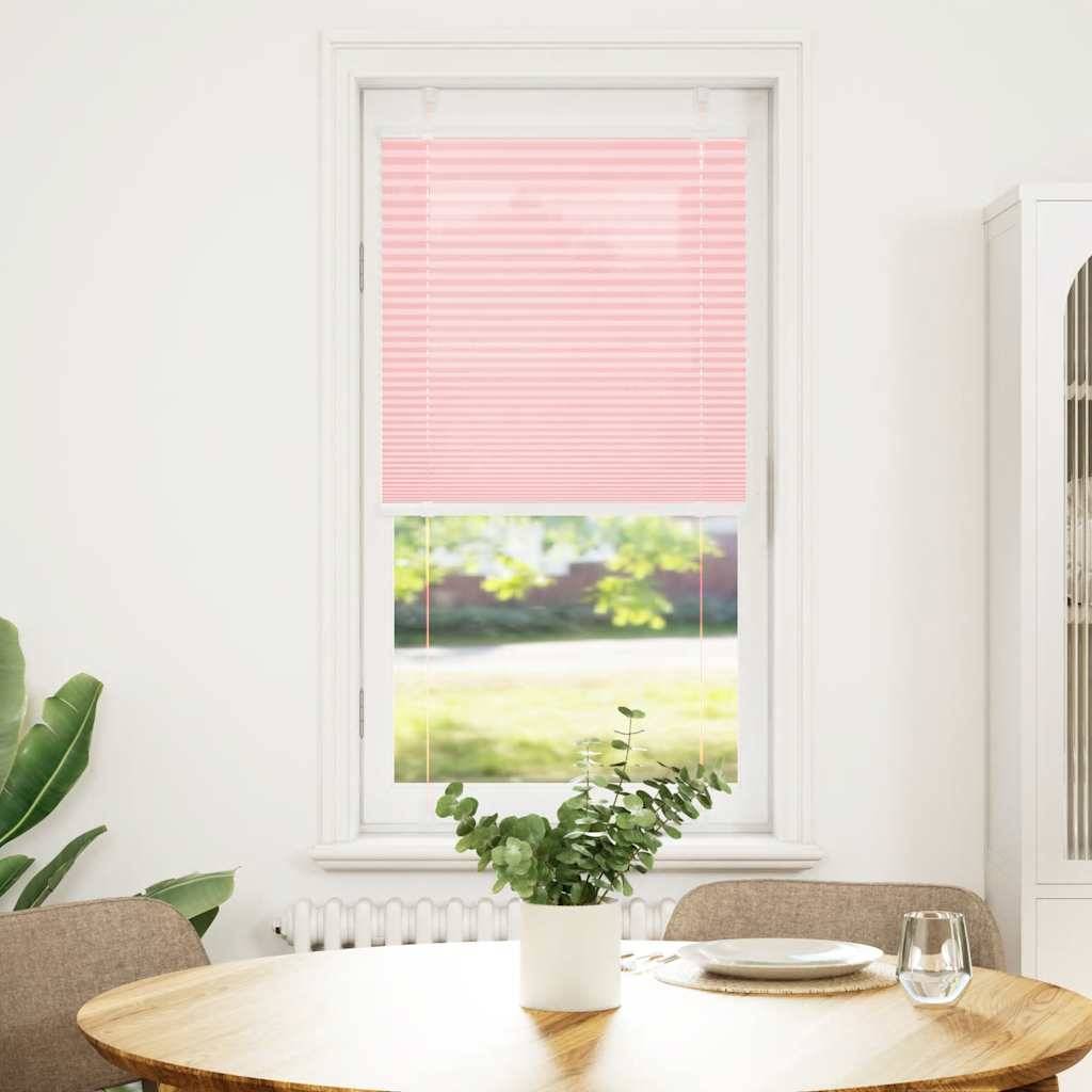 vidaXL Plissee Rosa 60x100 cm Stoffbreite 59,4 cm Polyester